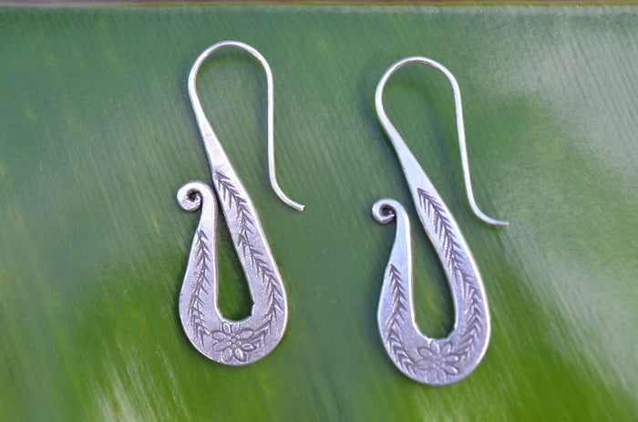 Hill-Tribe Earrings - Sterling Silver 925