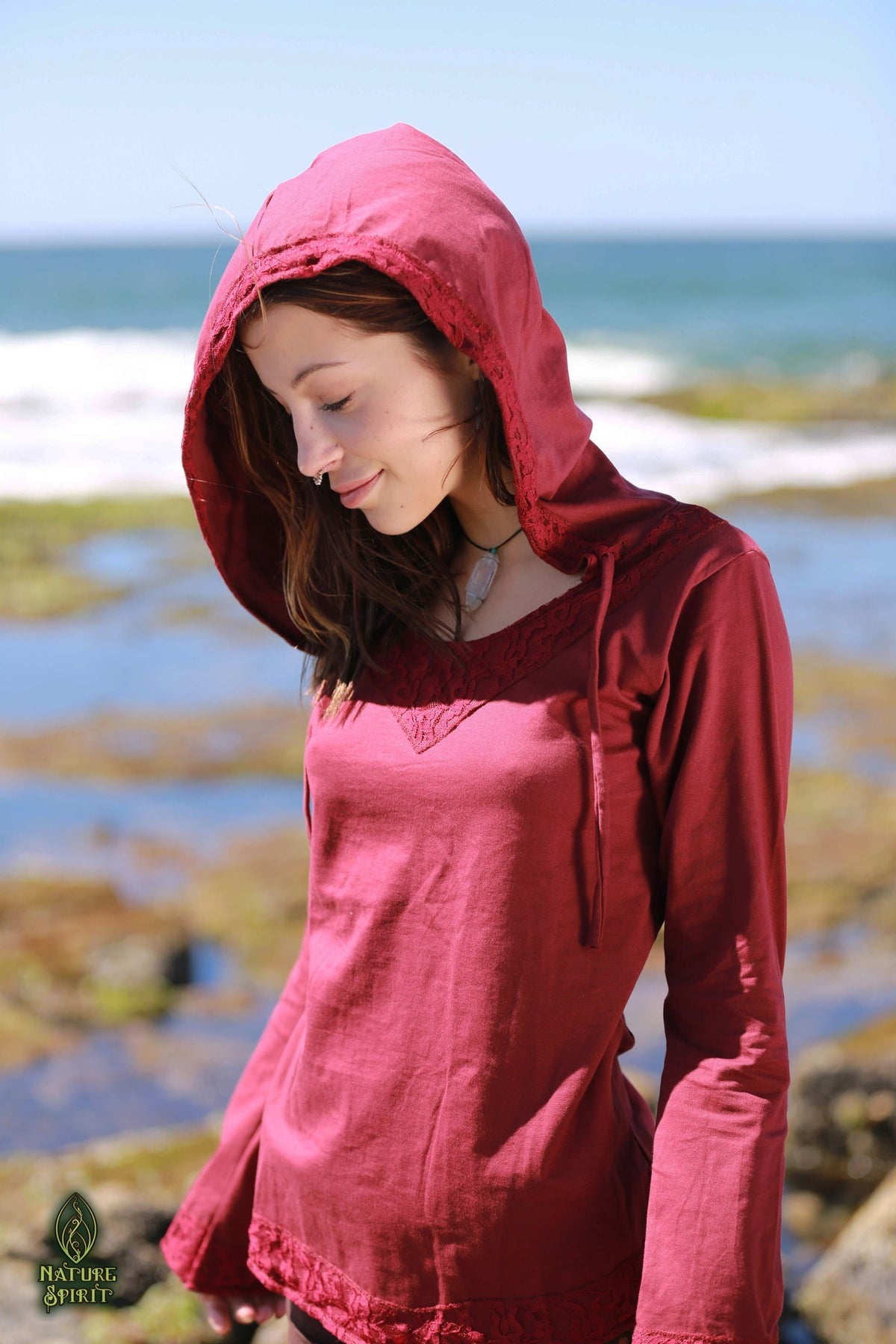 Boho Blossom Hood Top