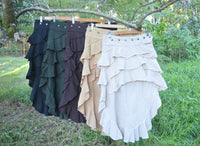 Cotton Ruffle Skirt