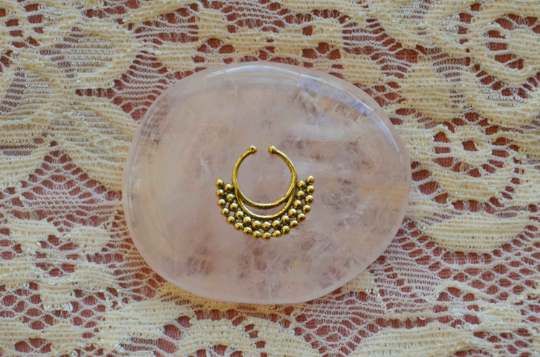 Faux Brass Septum