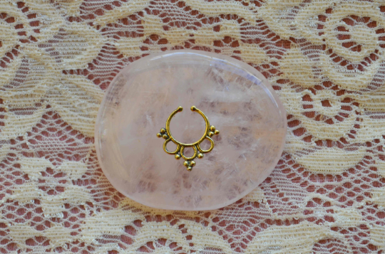 Faux Brass Septum