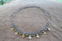 Macrame Necklaces with Brass