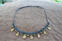 Macrame Necklaces with Brass