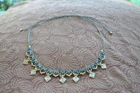 Macrame Necklaces with Brass